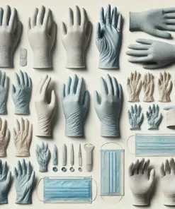 black sterile gloves