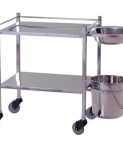 Large size trolley dressing/Washing/plaster _ Epoxy coated