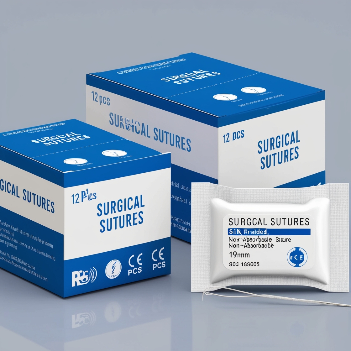 Ethicon SKU #MX944 - Ethibond Excel Polyester Sutures - 1 Box