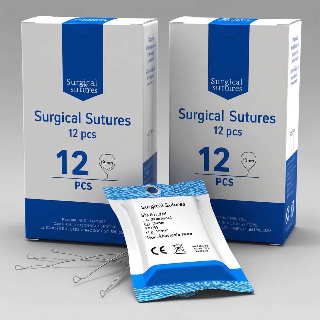 Suture Nylon Size/USP Size 2/0