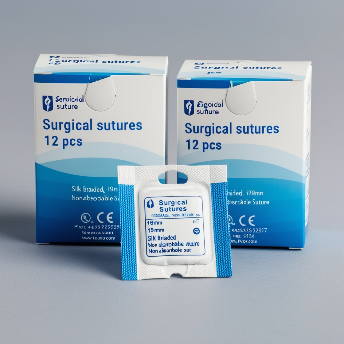 Suture Chromic Catgut Size/USP 3/0 Double Needle