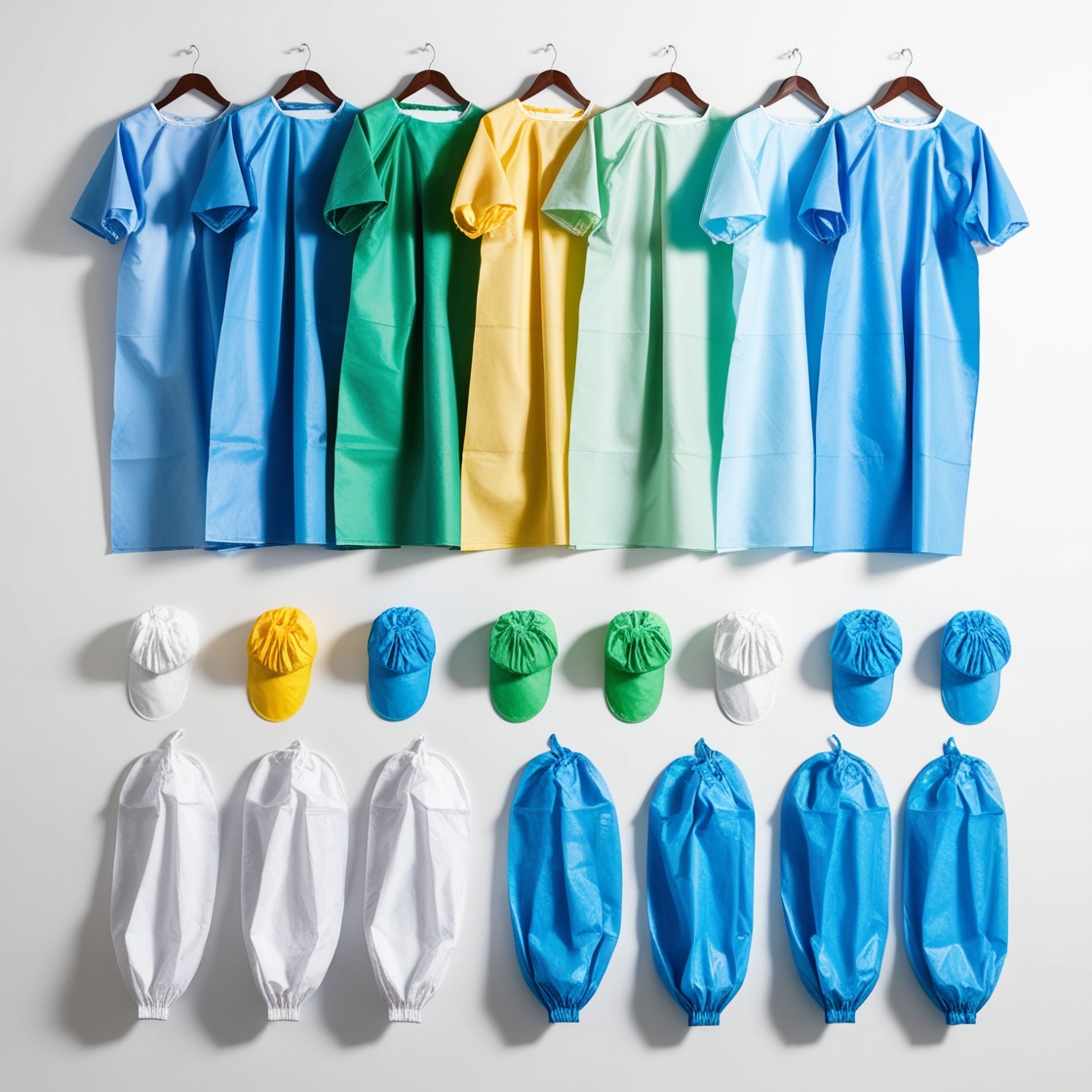 Disposable STERILE REINFORCED surgical gown - 1 unit (50gsm)