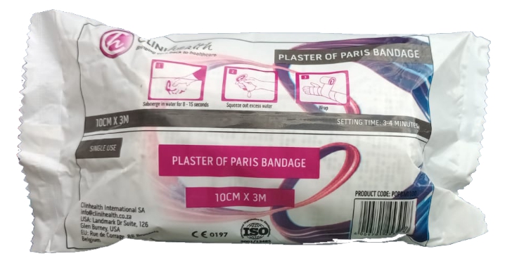 Plaster of Paris Bandage 10cm x 3m – Singles