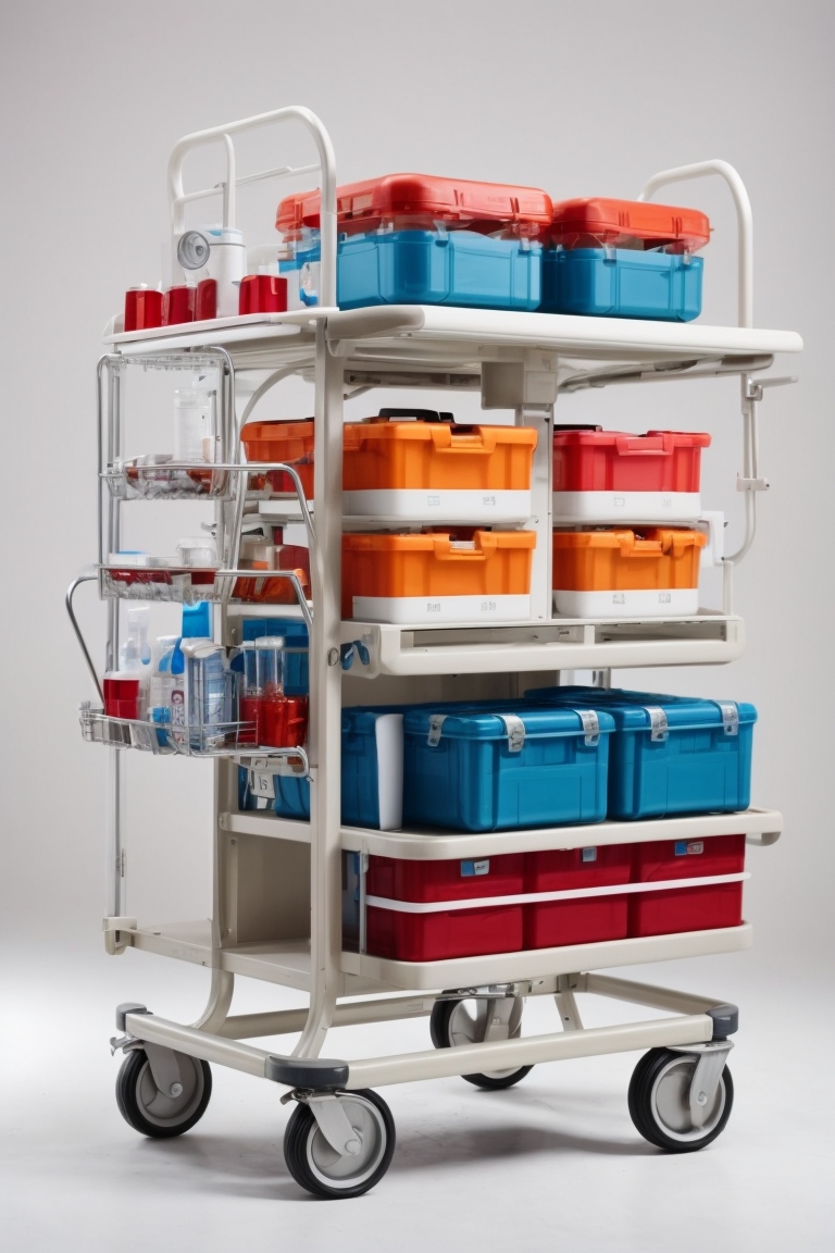 dressing trolley stainless steel