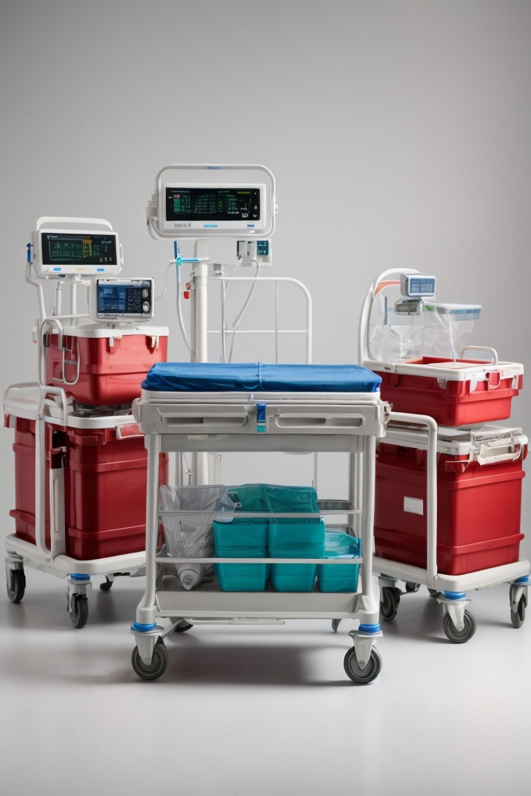 surgical instrument trolley