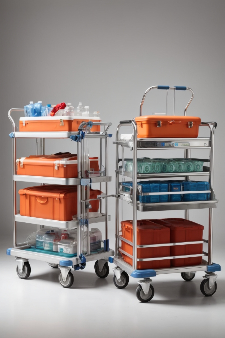 trolley - folding nose - 2 in 1 - 83 x 47 x 148 cm - load capacity 225kg | cal-2-in-1