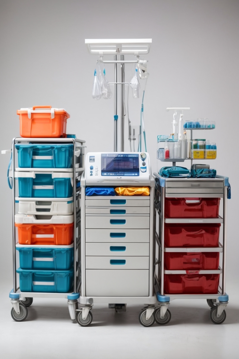 hospital storage carts
