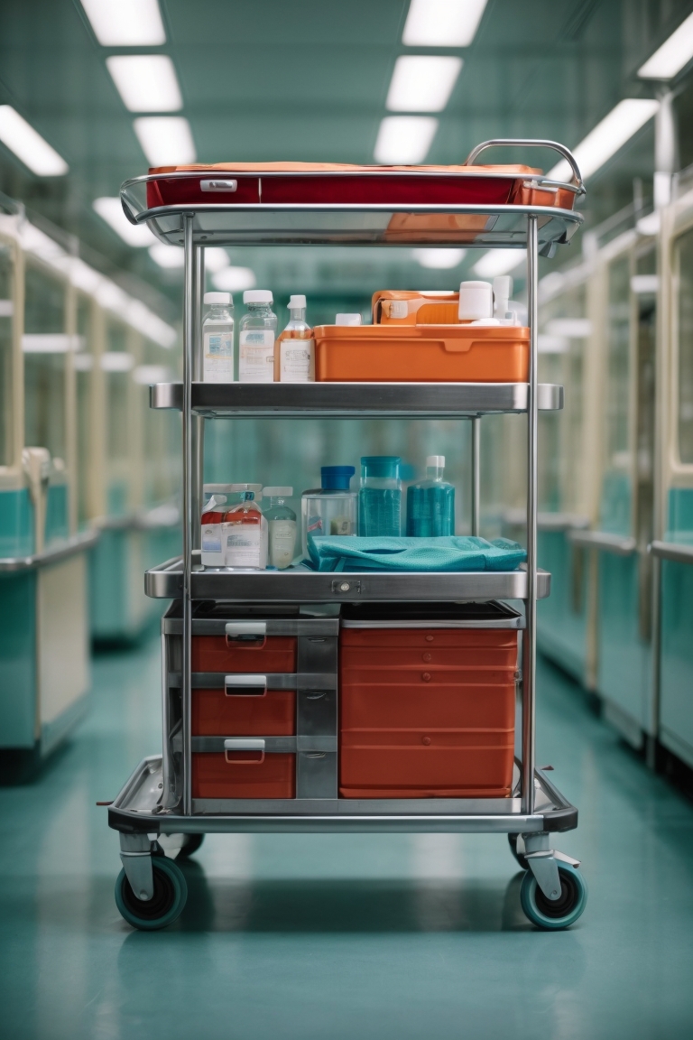 cardiac care trolley