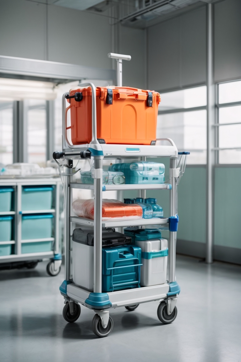 Surgical ICU Emergency Trolley
