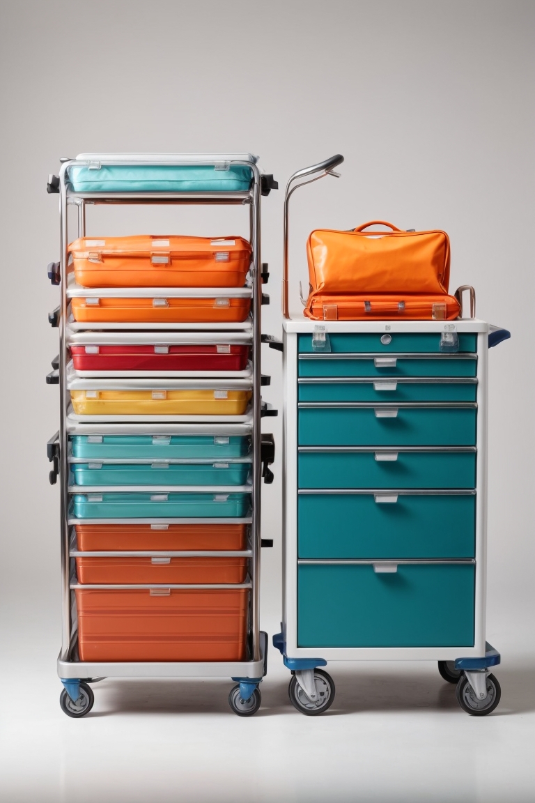 stainless steel stretcher trolley