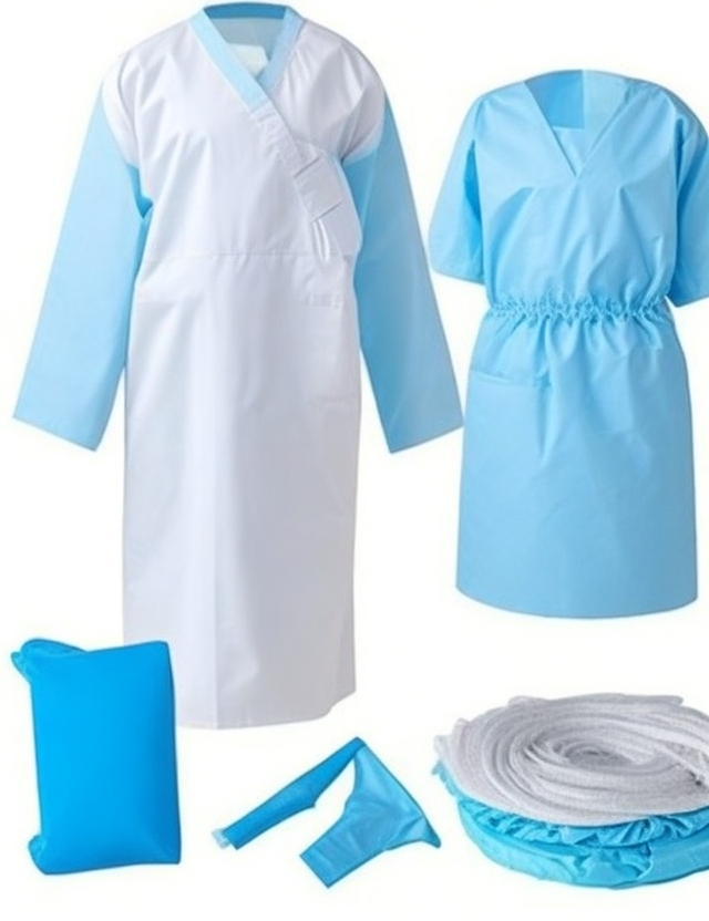 Disposable non woven mop caps green