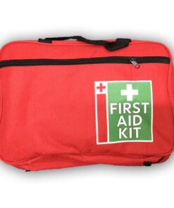 First Aid Kit – Essential Kit – Blue Or Red (with Handles)
