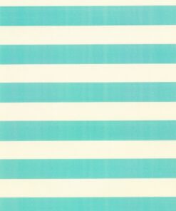 Cream with Blue Stripe Giftwrap (5m x 50cm)
