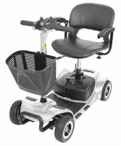 Mobility Scooter  –  with 360 degree moving seat Silver