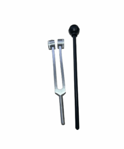 tuning fork + plastic base