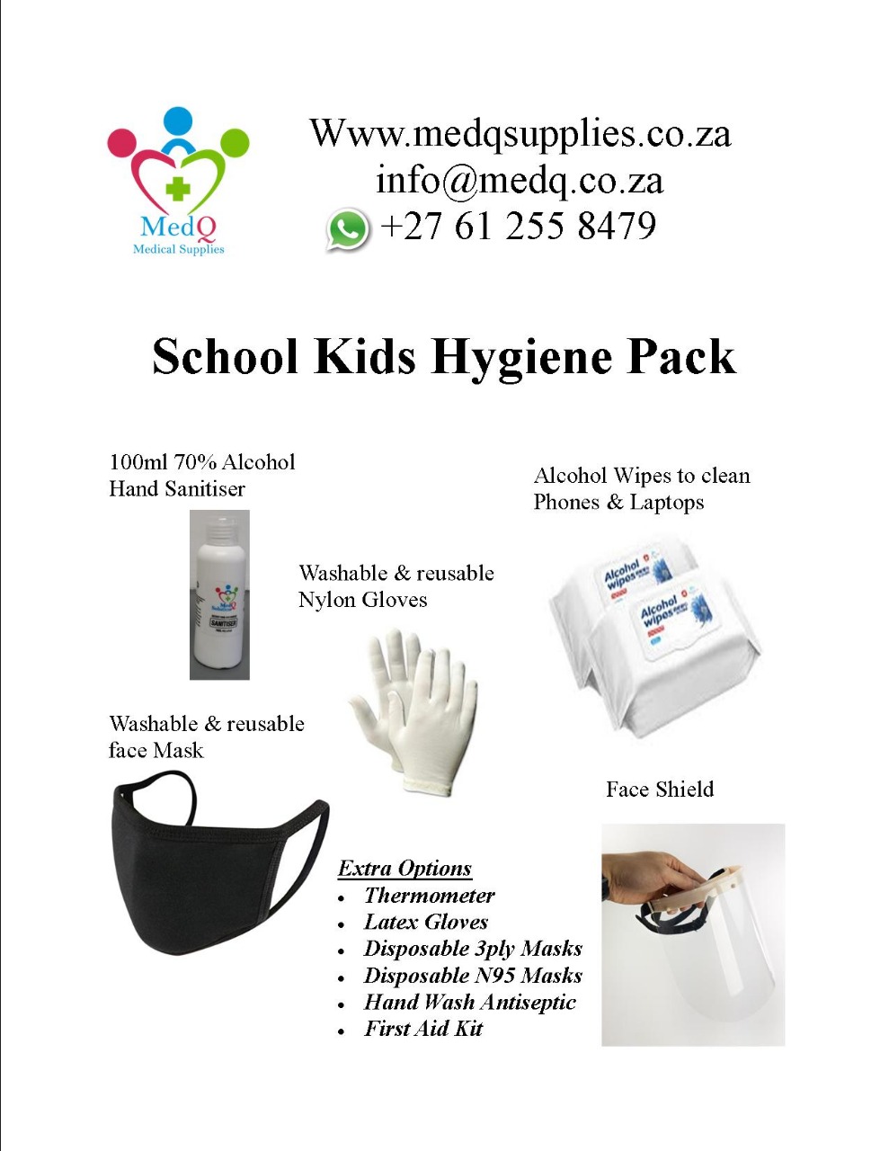Back to School kids Hygiene pack