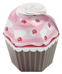 Cupcake Sweet Box – Strawberry & Cherry
