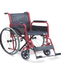 Wheelchair steel PVC detachable arm and footrest