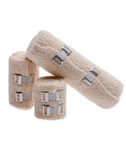 Crepe Bandage With 2 Metal Clips 75mm X 4.5m (only sold in 12’s)