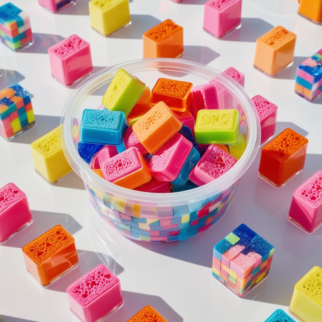 Bulk Deo Blocks 30g Cubes Pink 5 Kg - Image 5