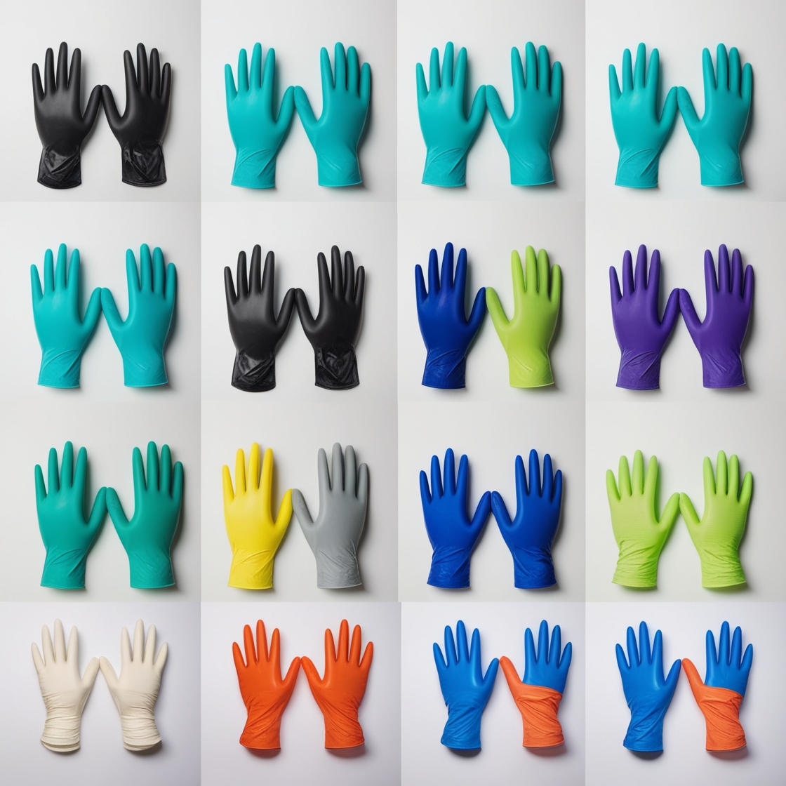 blue High risk exam gloves