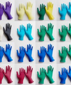 MAPA Chemical Protection Gloves Ultranitril Unit 492 Nitrile, 32 cm, Size 10-10.5, (Per Pair)