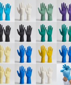 MAPA Chemical Protection Gloves Ultranitril Unit 492 Nitrile, 32 cm, Size 7-7.5, (Per Pair)