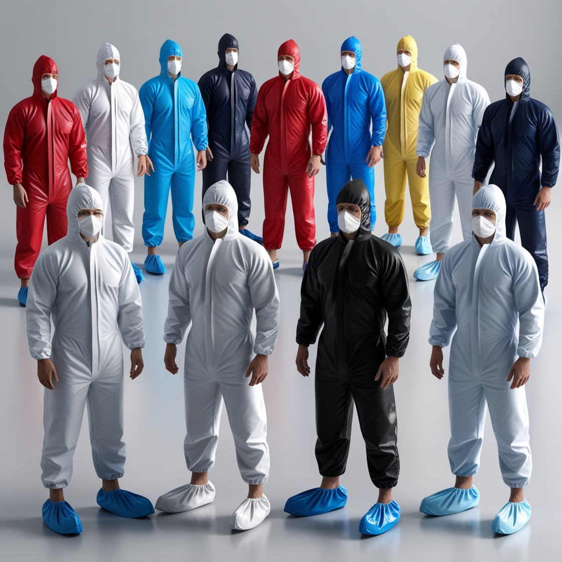 Industrial Latex Gloves - 30cm - Black - Various Sizes - Image 2