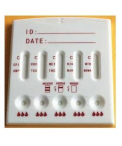Safecare Single-Drug 6 Screen Test Device - Urine