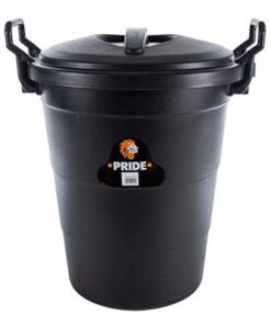 Pride Dustbin 70 L Black