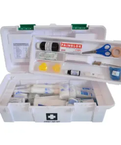 first aid box items
