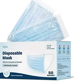 Kids 3Ply Disposable Face Masks Pink - 10's