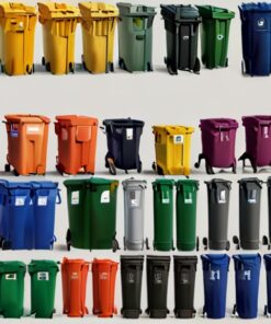 90 litre wheelie bin