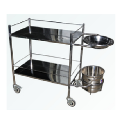 Large size trolley dressing/Washing/plaster _ Epoxy coated