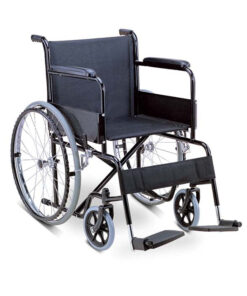 Wheelchair - Steel/Nylon with Fixed Arm/Foot Rests (Basic Model)