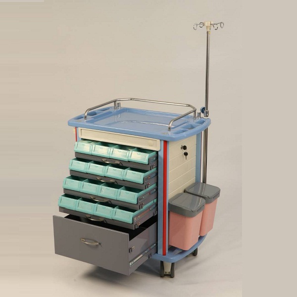Medicine trolley ABS and steel F 45-2 - Image 3