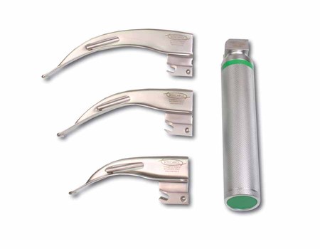 Pediatric Laryngoscope Set ��� 3 Blades (Macintosh)