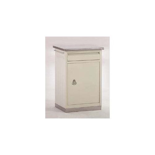 Bedside locker on castors