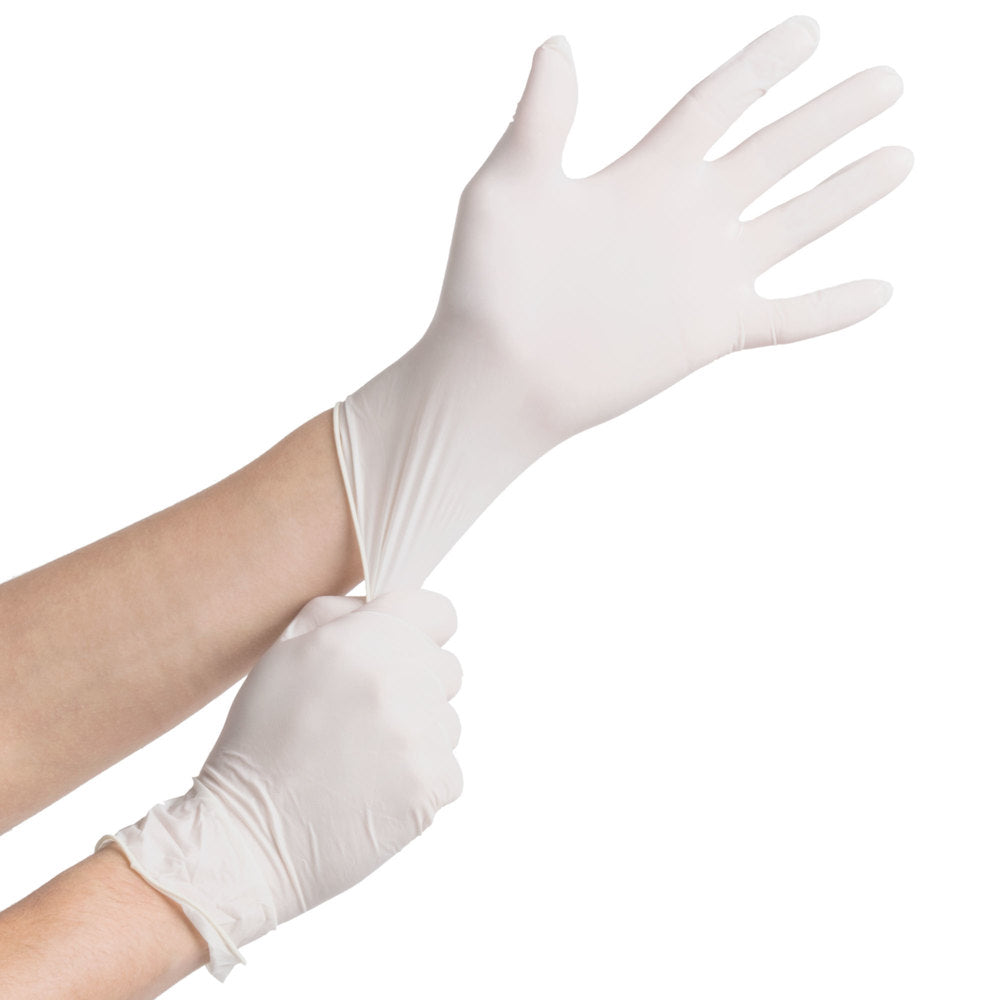 Latex gloves - powdered 100's