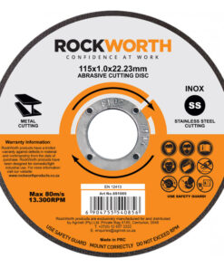 Alternative view of Rockworth Cutting Disc Slimline Steel 115X1.0Mm