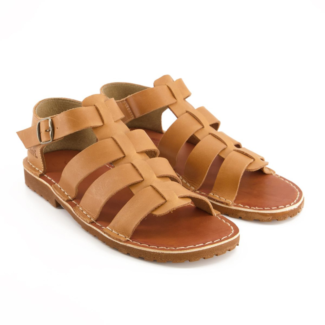 Bata Safari Mens Sandal Open Toe Tan Size 11 - Image 2