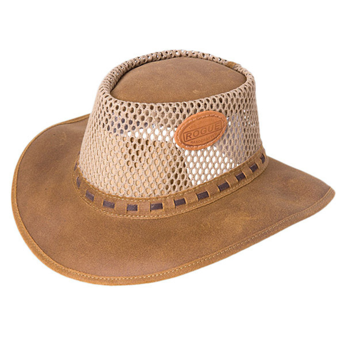 Rogue Hat Breezy Pampalona Suede Khaki L - Image 2