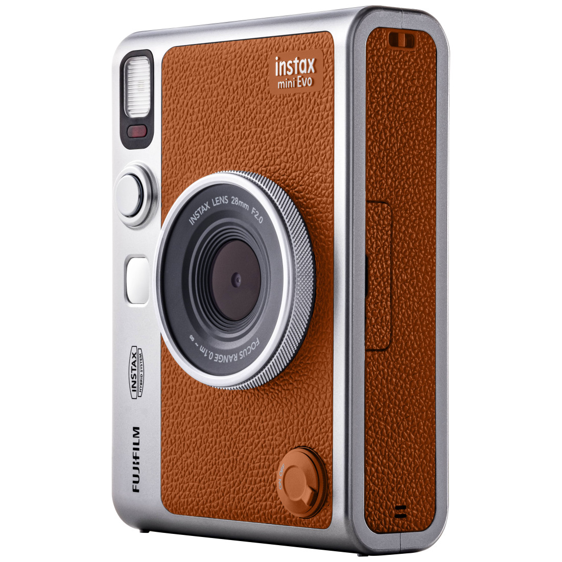 Instax Cam Mini Evo Brown Kit3 (Cam, 1 Film, Case) C-Port - Image 2