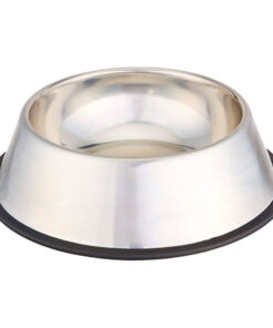 Dog Bowl S/Steel Non Tip Anti Skid 29Cm /1260Ml