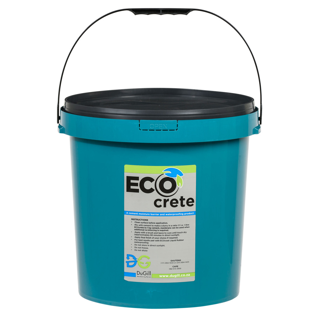 Ecocrete Concrete / Cement Moisture Barrier Waterproofing 20L