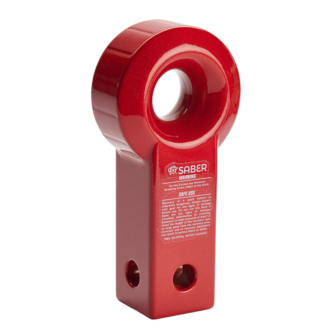 Saber New Recovery Rear Hitch Aluminium - Sbr-Rfrh3R