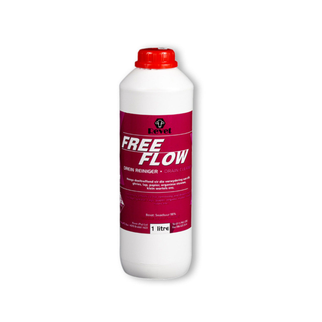 Revet Drain Clean Liquid Free Flow 5L - Image 2