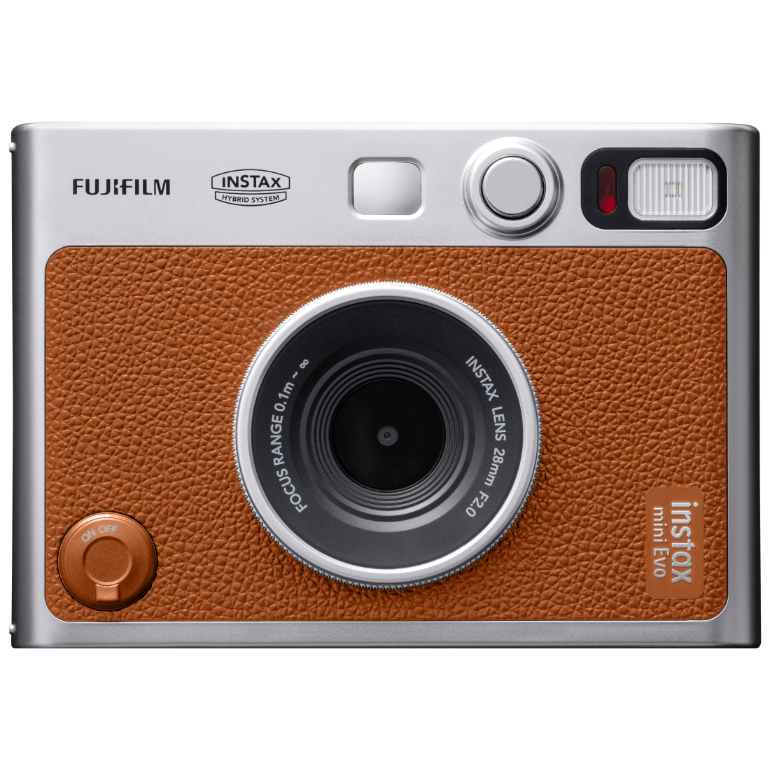 Instax Cam Mini Evo Brown Kit3 (Cam, 1 Film, Case) C-Port