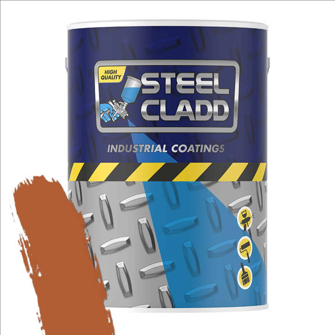 Steel Cladd Quick Dry Enamel Bronze 1L
