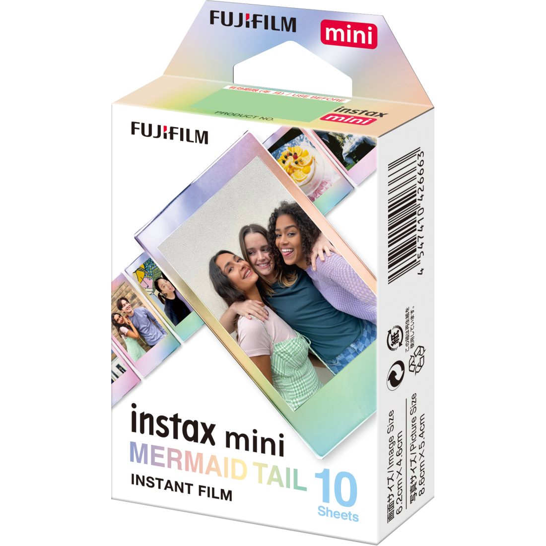 Instax Film Mini Pat Mermaid Tail 1 Pack (10 Sheets)